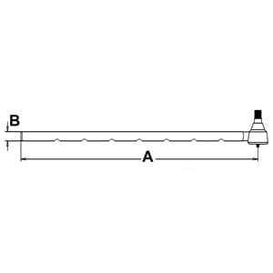 Long Left Hand Outer Tie Rod