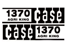 CASE 1370 AGRI KING VINYL DECALS