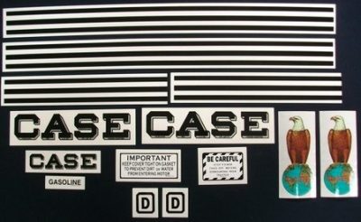 CASE D DECAL SET