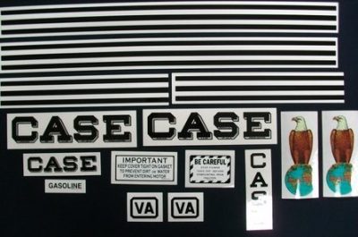 CASE VA DECAL SET