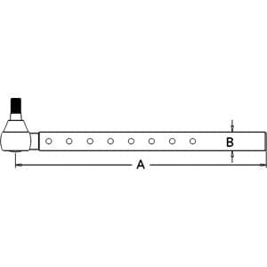 Long Tie Rod - 8 Cross Holes