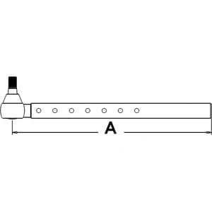 Long Tie Rod - 7 Cross Holes