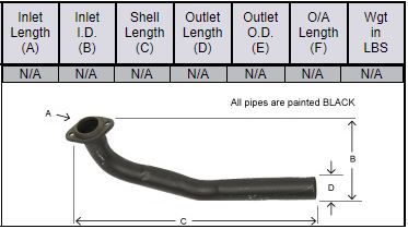 John Deere 70, 720, 730 Exhaust Pipe