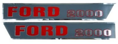 FORD 2000 EARLY DECALS