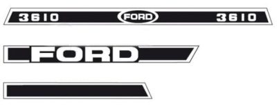 FORD 2610 DECAL SET