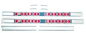FORD 4000 LATE DECALS