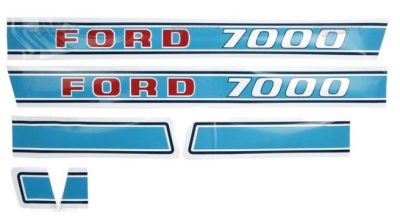 FORD 7000 DECALS
