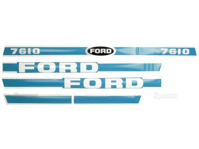 FORD 7610 W/ CAB DECALS