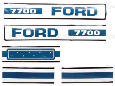 FORD 7700 DECALS