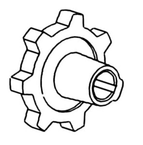 Lower Return Elevator Sprocket