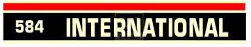 IH 584 DECAL