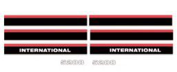 IH 5288 HOOD DECALS