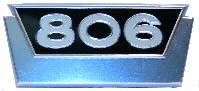 International Harvester 806 Gas Side Emblem