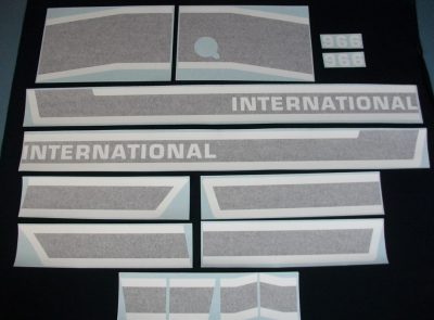 IH 966 BLACK STRIPE DECAL