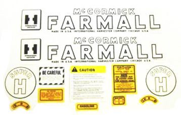 Super H Mylar Decal Set