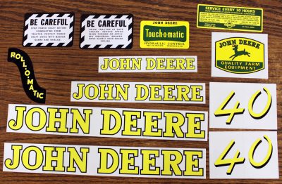 JD 40 DECAL