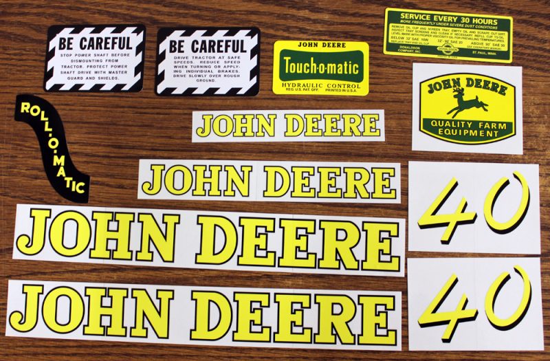 JD 40 DECAL
