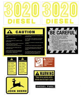 JD 3020 DECAL