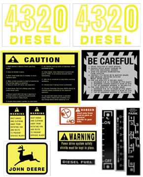 JD 4320 DECAL