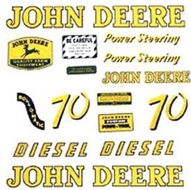 JD 70 DIESEL DECAL