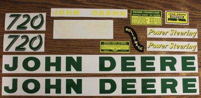 JD 720 GAS DECAL