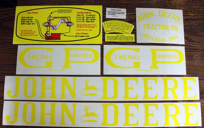 JD GP DECAL