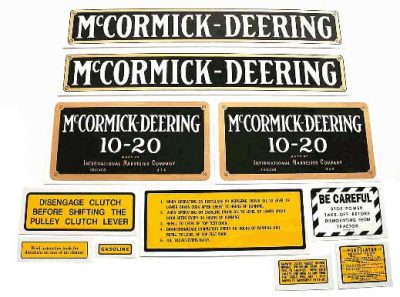 Mccormick Deering 10-20 Decal