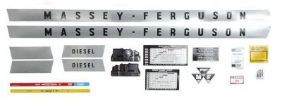 MF 135 DIESEL HOOD DECALS