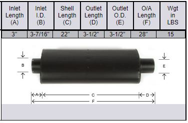 Massey Ferguson 1105 & 1135 Muffler