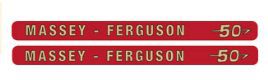 M-F 50 HOOD DECALS