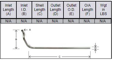 Massey Ferguson/Harris MF40, MF50, MH50 Exhaust Pipe