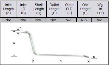 Massey Ferguson MF65 Exhaust Pipe