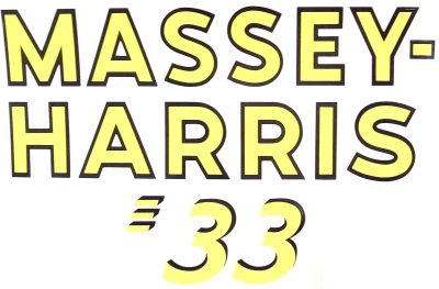 M-H 33 DECALS