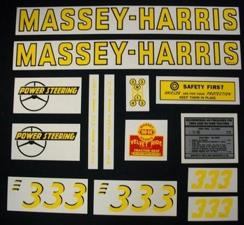 M-H 333 DECALS