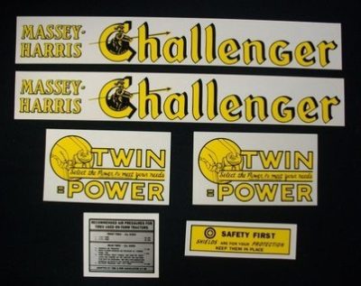 MH CHALLENGER VINYL DECALS