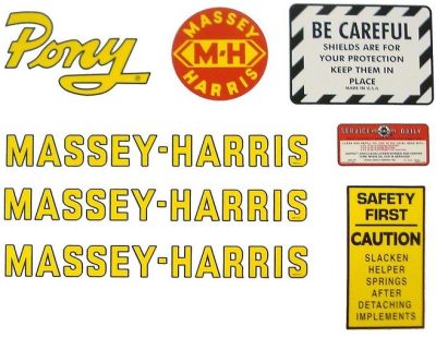 M-H PONY DECALS