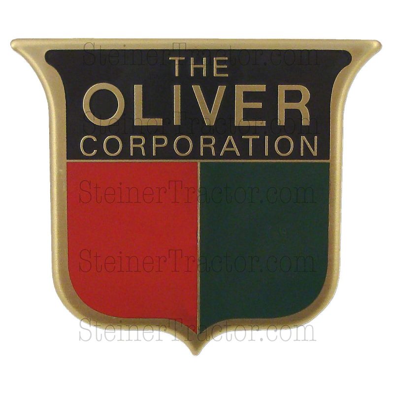 Oliver 3 color brass front emblem
