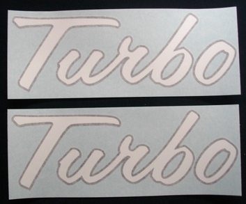 TURBO DECAL SET - VINYL CUT