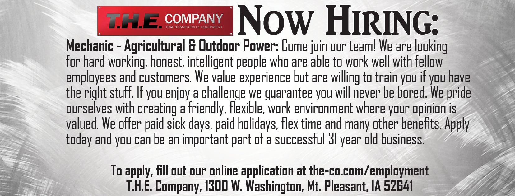 Mechanic Job