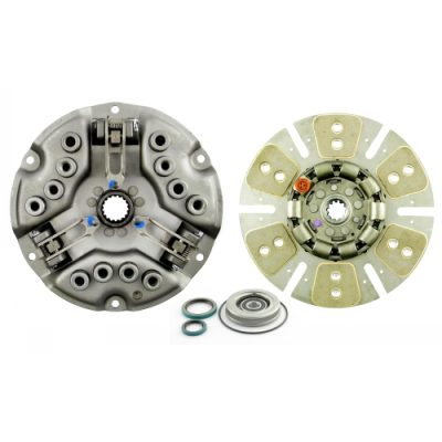 12" Single Stage Clutch Kit, w/ 6 Large Pad Disc, Bearings & Seals