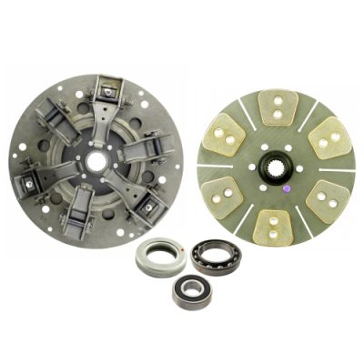 12" Dual Stage Clutch Kit, w/ 6 Large Pad Disc & Bearings