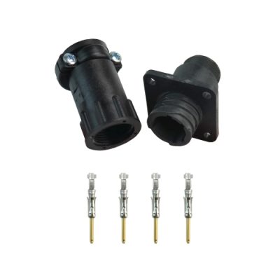 4-Pin Amp Flange Receptacle