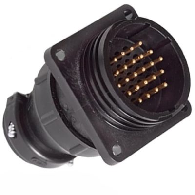 24-Pin Amp Flange Receptacle