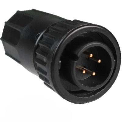 4 Pin Conxall Plug with Size 20 Male Pins