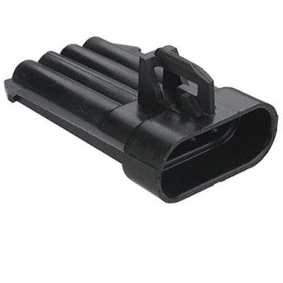 4-Pin Metri-Pack Socket Connector with Male Pins