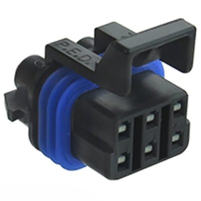 6-Pin Metri-Pack Plug Connector with Female Sockets