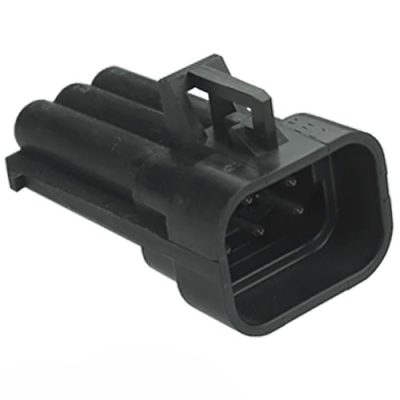 6-Pin Metri-Pack Socket Connector with Male Pins