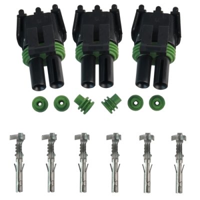2-Pin Weather-Pack Plug Kit