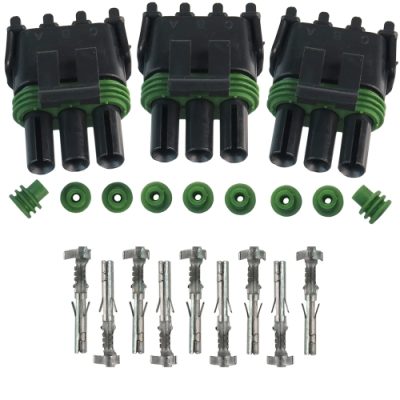 3-Pin Weather-Pack Plug Kit