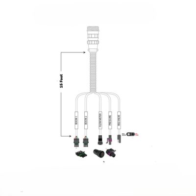 2 Row Liquid Rate Controller Harness